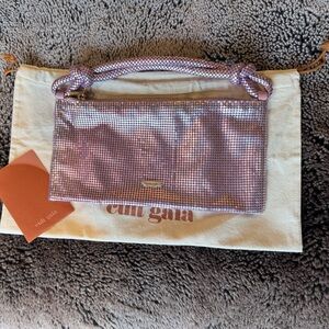 NWT Cult Gaia Hera Nano Shoulder Bag Cameo Pink